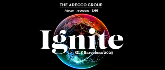 德科集团2023全球领袖峰会Ignite主题海报